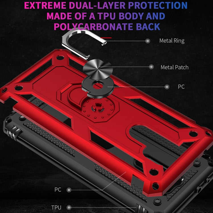 RING ARMOR Tvrdený kryt pre Xiaomi Redmi 9 - čierny