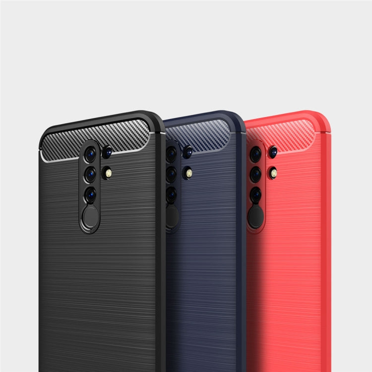 CARBON Zadný obal pre Xiaomi Redmi 9 - modrý