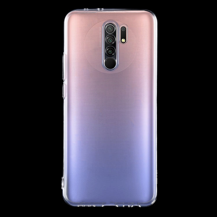 TRANSPARENTNÝ Silikónový obal pre Xiaomi Redmi 9 - priesvitný