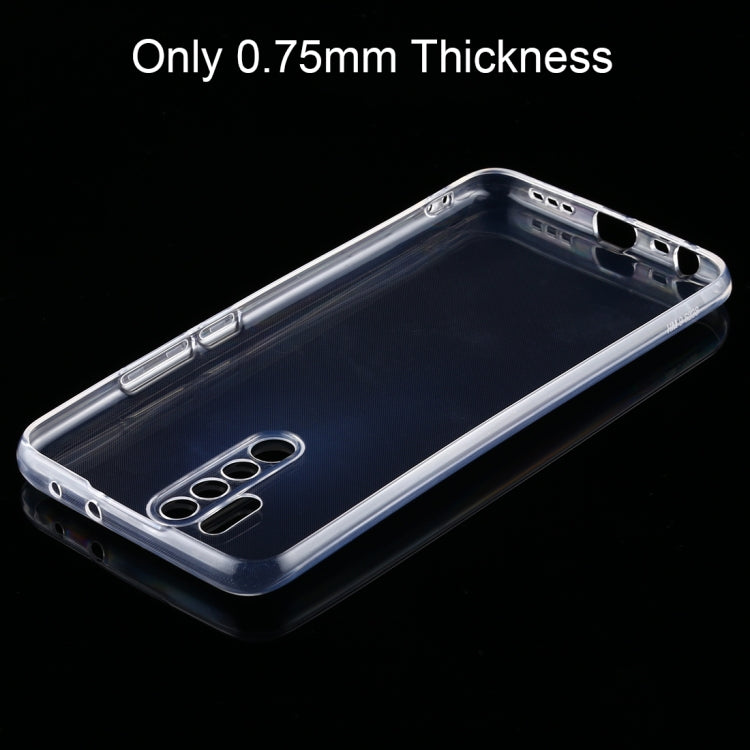 TRANSPARENTNÝ Silikónový obal pre Xiaomi Redmi 9 - priesvitný