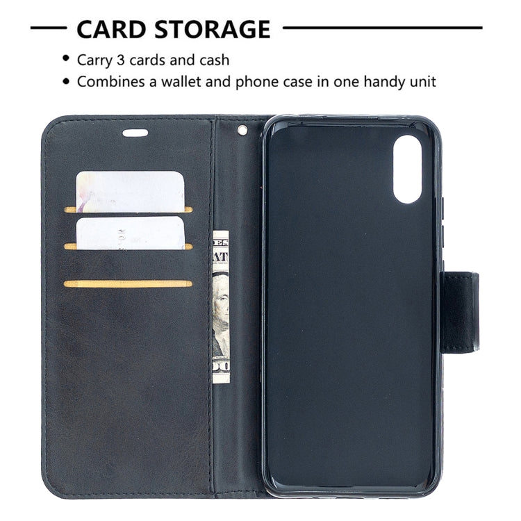 LAMBSKIN Knižkové puzdro pre Xiaomi Redmi 9A / 9AT - čierne