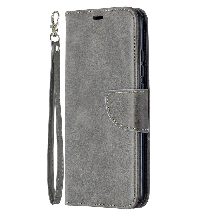 LAMBSKIN Knižkové puzdro pre Xiaomi Redmi 9A / 9AT - sivé