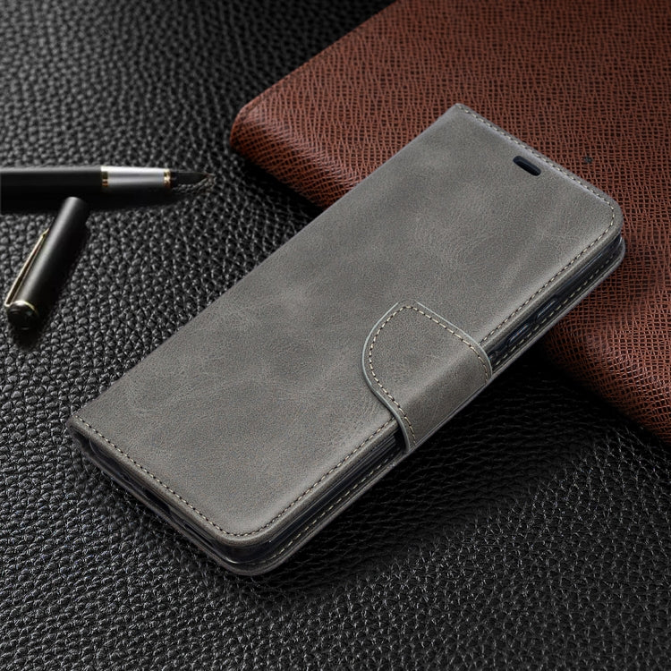 LAMBSKIN Knižkové puzdro pre Xiaomi Redmi 9A / 9AT - sivé