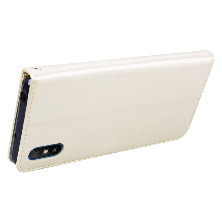 ROSE Knižkové puzdro pre Xiaomi Redmi 9A / 9AT - zlaté