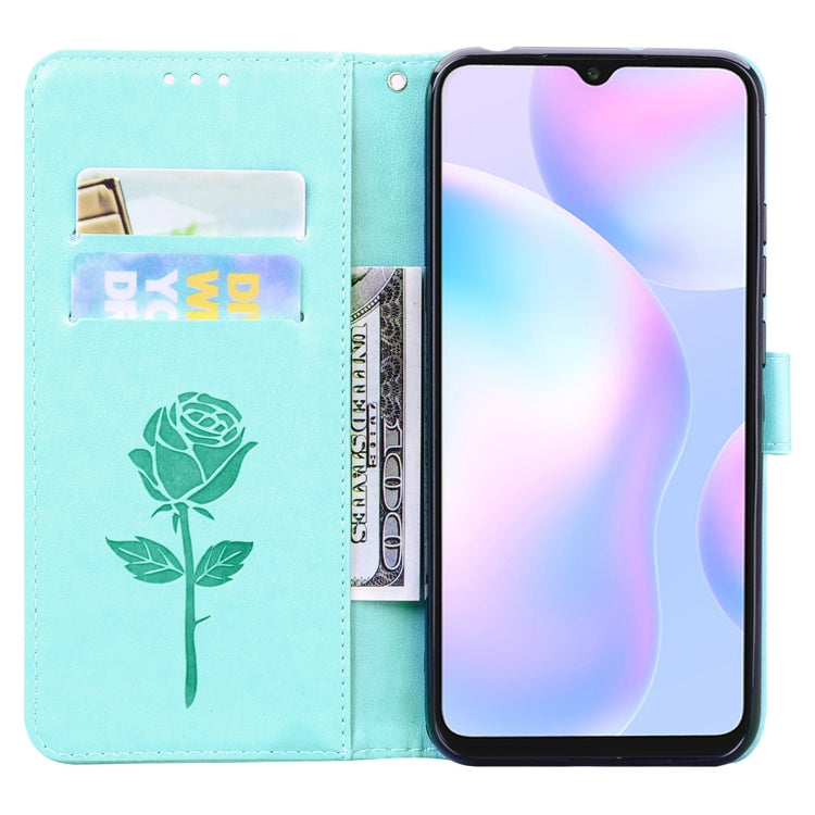 ROSE Knižkové puzdro pre Xiaomi Redmi 9A / 9AT - zelené