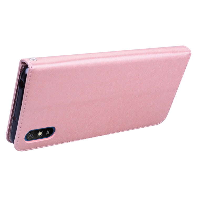 ROSE Knižkové puzdro pre Xiaomi Redmi 9A / 9AT - ružové