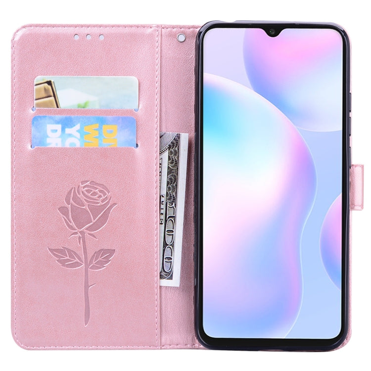 ROSE Knižkové puzdro pre Xiaomi Redmi 9A / 9AT - ružové