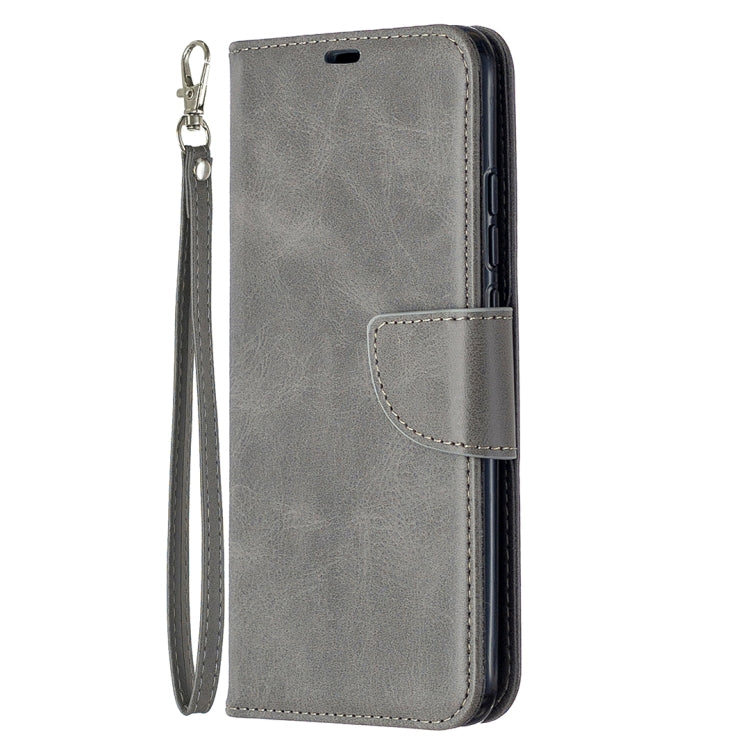 LAMBSKIN Knižkové puzdro pre Xiaomi Redmi 9C - sivé