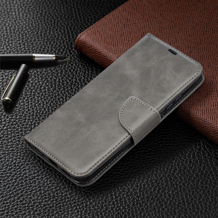 LAMBSKIN Knižkové puzdro pre Xiaomi Redmi 9C - sivé
