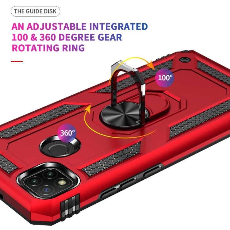 RING ARMOR Tvrdený kryt pre Xiaomi Redmi 9C - modrý