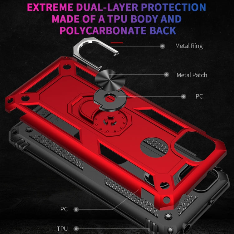 RING ARMOR Tvrdený kryt pre Xiaomi Redmi 9C - čierny
