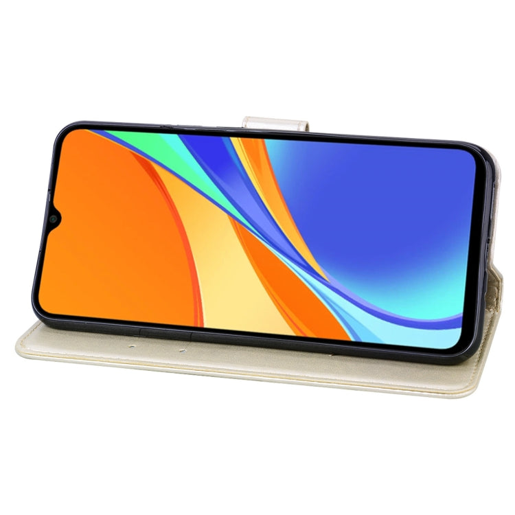 ROSE Knižkové puzdro pre Xiaomi Redmi 9C - zlaté