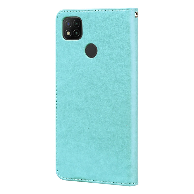 ROSE Knižkové puzdro pre Xiaomi Redmi 9C - zelené