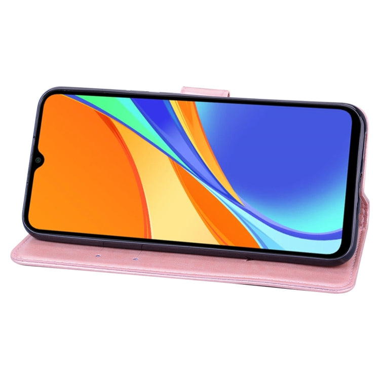 ROSE Knižkové puzdro pre Xiaomi Redmi 9C - ružové