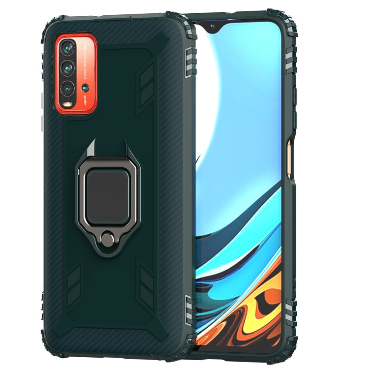 RING ARMOR Tvrdený kryt pre Xiaomi Redmi 9T - zelený