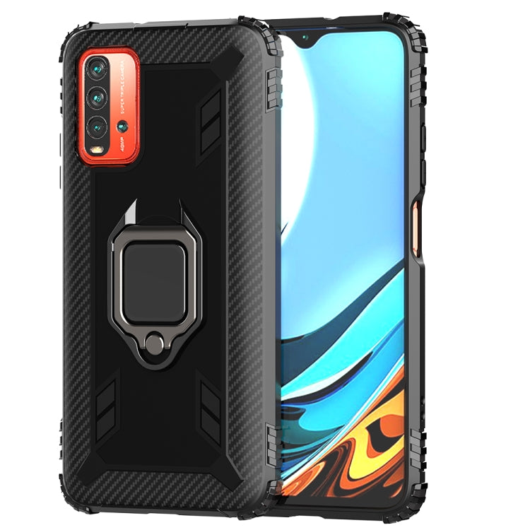 RING ARMOR Tvrdený kryt pre Xiaomi Redmi 9T - čierny