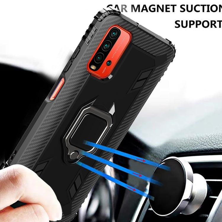 RING ARMOR Tvrdený kryt pre Xiaomi Redmi 9T - čierny