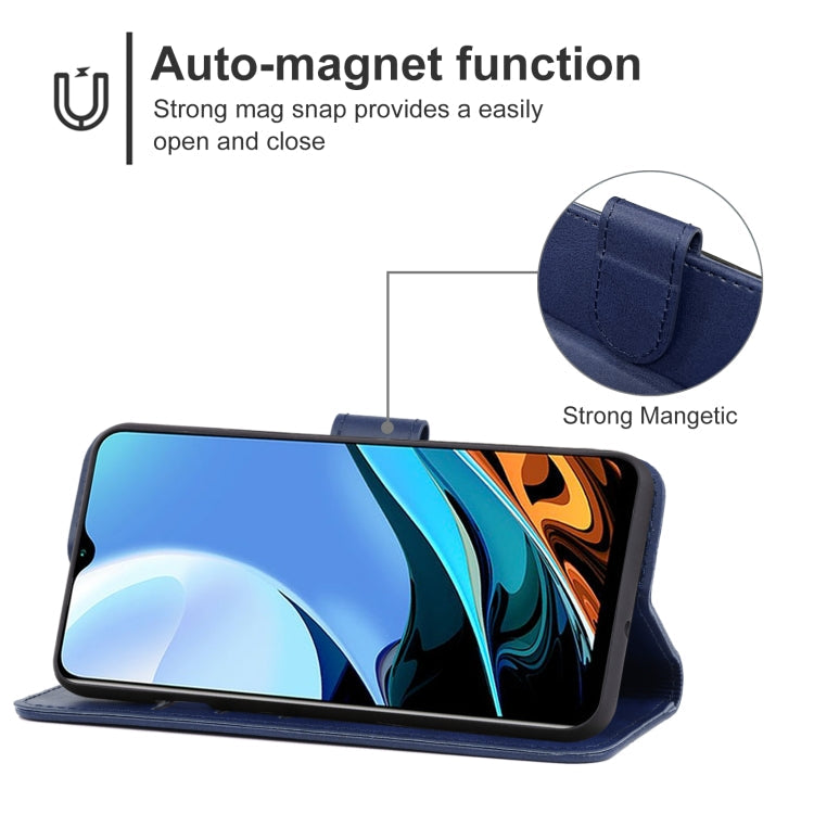 SOLID Knižkové puzdro pre Xiaomi Redmi 9T - modré