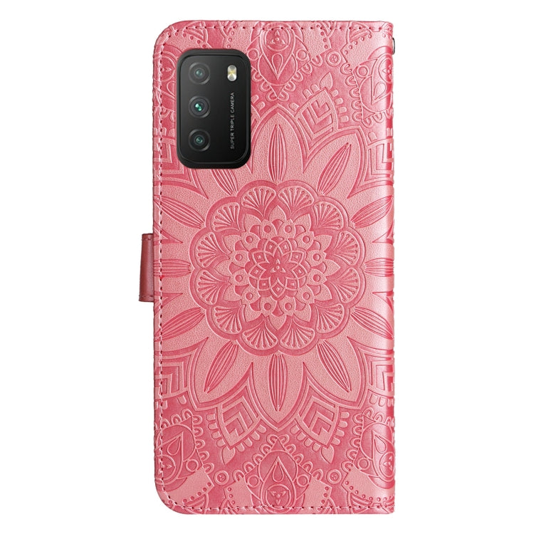 FLOWER Knižkové puzdro pre Xiaomi Redmi 9T - ružové