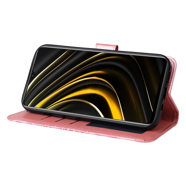 FLOWER Knižkové puzdro pre Xiaomi Redmi 9T - ružové