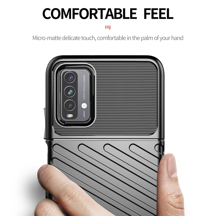THUNDER Ochranný kryt pre Xiaomi Redmi 9T - modrý