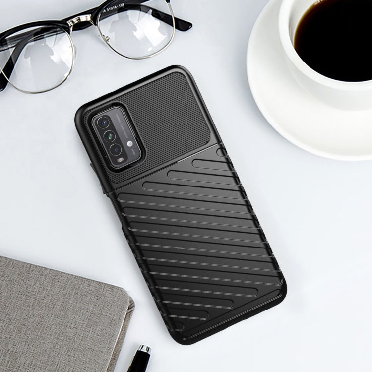 THUNDER Ochranný kryt pre Xiaomi Redmi 9T - čierny