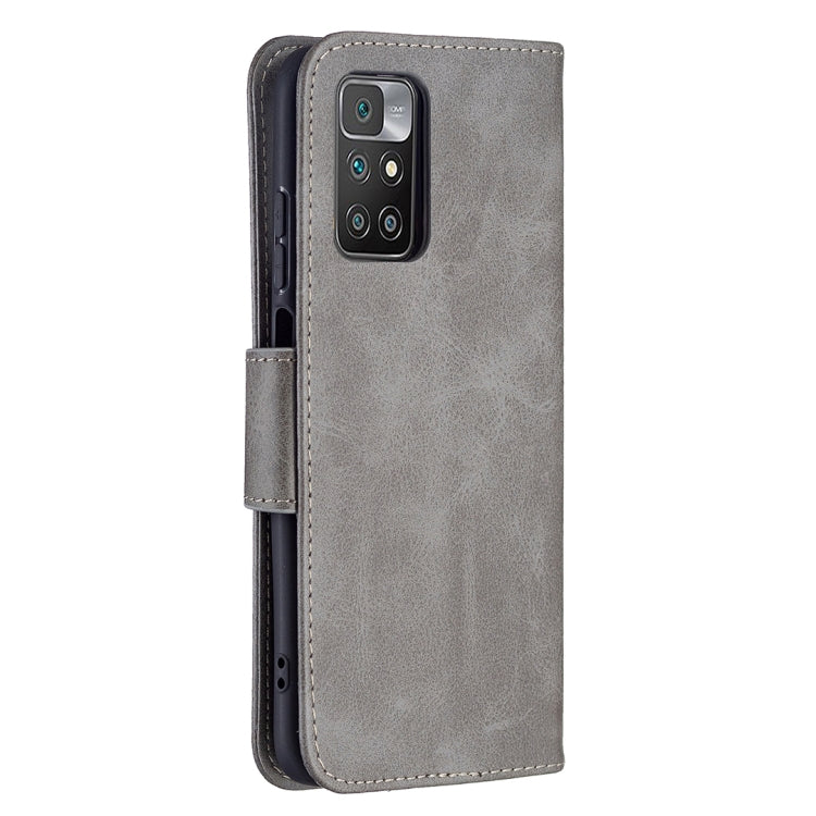 LAMBSKIN Knižkové puzdro pre Xiaomi Redmi 10 / Redmi 10 2022 - sivé