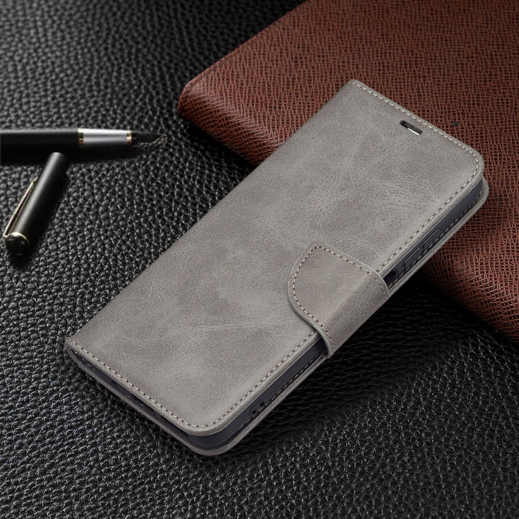 LAMBSKIN Knižkové puzdro pre Xiaomi Redmi 10 / Redmi 10 2022 - sivé