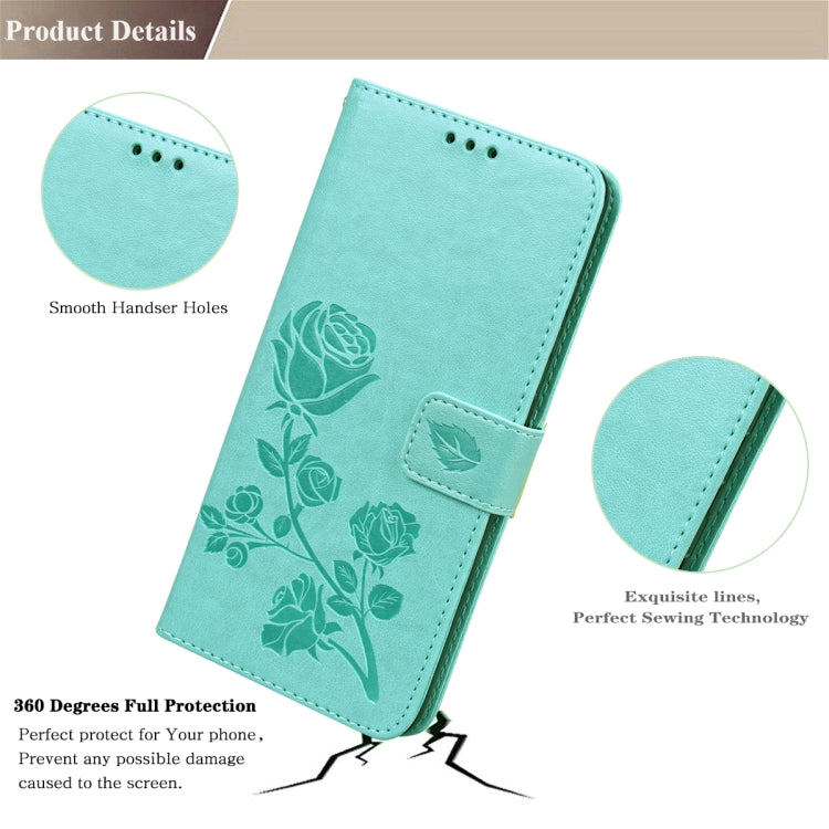 ROSE Knižkové puzdro pre Xiaomi Redmi 10 / Redmi 10 2022 - zelené