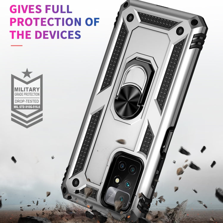 RING ARMOR Tvrdený kryt pre Xiaomi Redmi 10 / Redmi 10 2022 - sivý