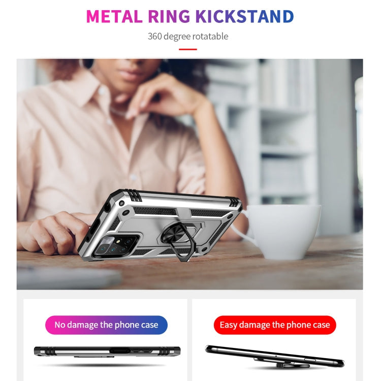 RING ARMOR Tvrdený kryt pre Xiaomi Redmi 10 / Redmi 10 2022 - sivý