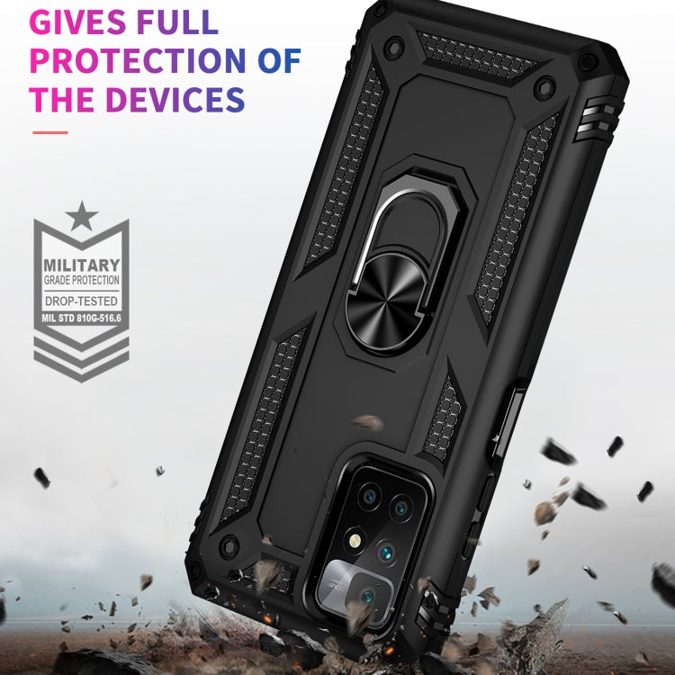 RING ARMOR Tvrdený kryt pre Xiaomi Redmi 10 / Redmi 10 2022 - čierny