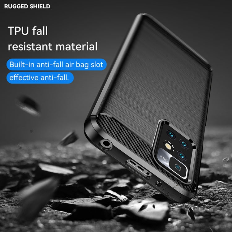 CARBON Zadný obal pre Xiaomi Redmi 10 / Redmi 10 2022 - čierny