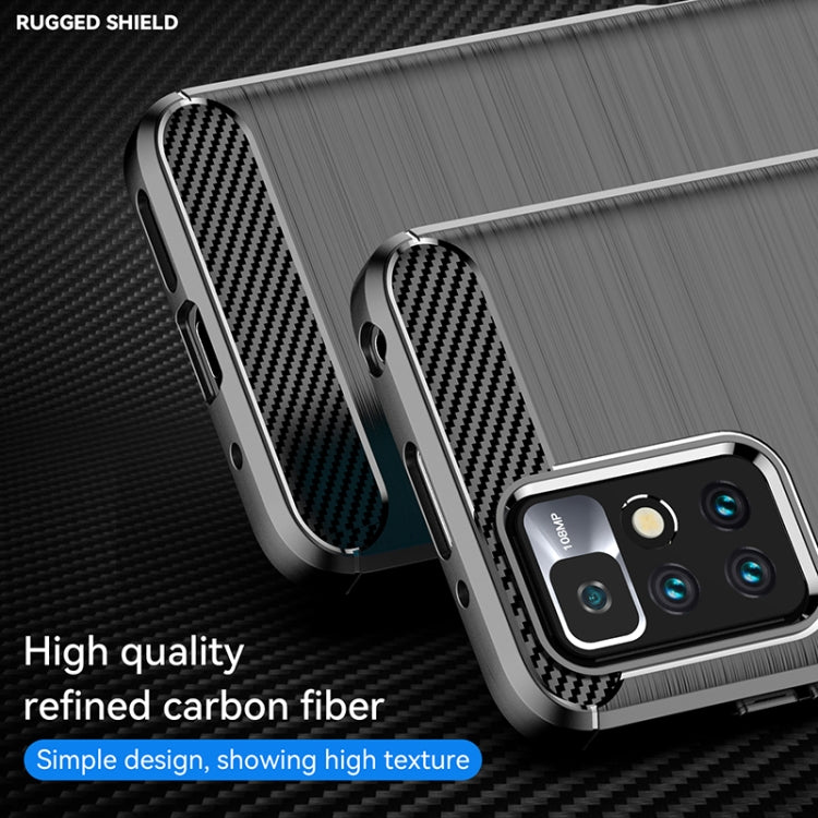 CARBON Zadný obal pre Xiaomi Redmi 10 / Redmi 10 2022 - čierny