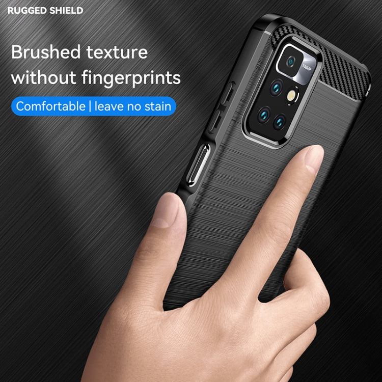 CARBON Zadný obal pre Xiaomi Redmi 10 / Redmi 10 2022 - čierny