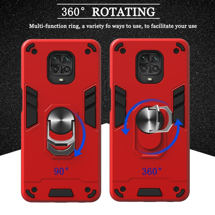 RING ARMOR Tvrdený kryt pre Xiaomi Redmi Note 9S / Note 9 Pro - svetlo modrý