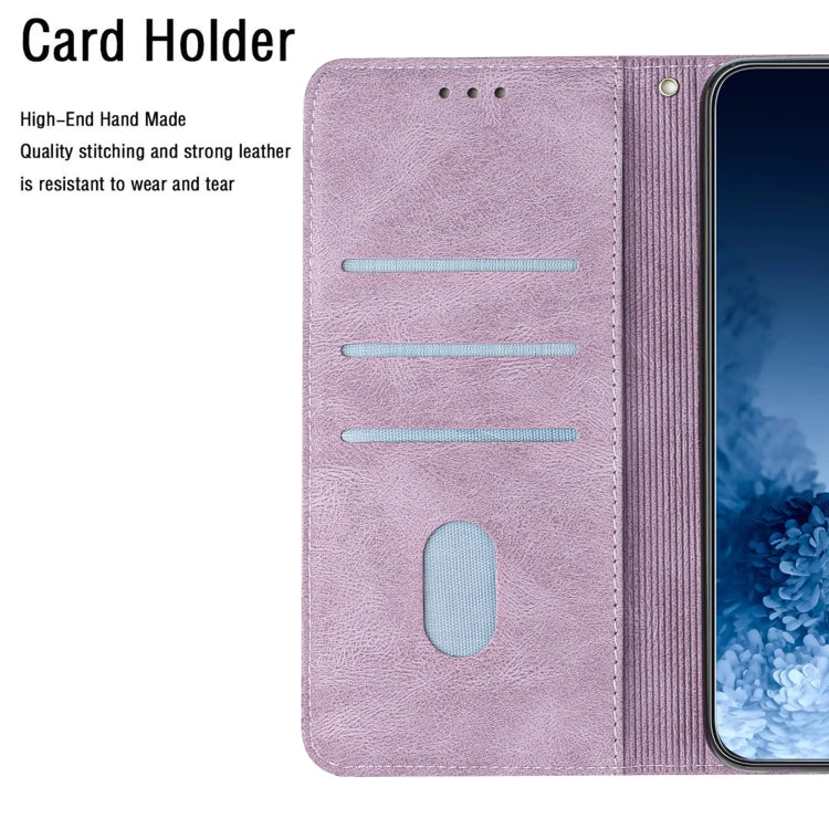 MANDALA Knižkové puzdro pre Xiaomi Redmi Note 9 - fialové