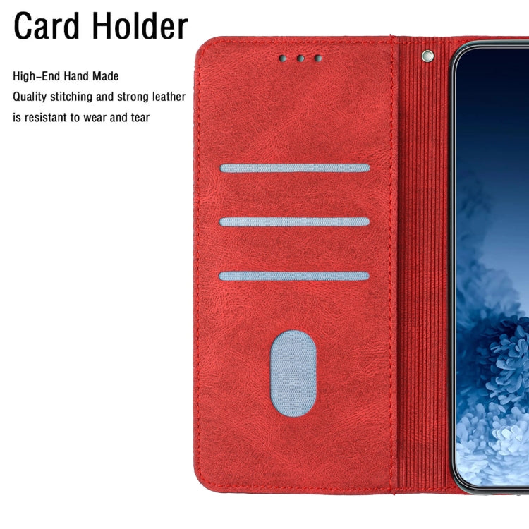 MANDALA Knižkové puzdro pre Xiaomi Redmi Note 9 - červené