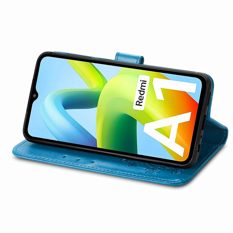 LEAF Knižkové puzdro pre Xiaomi Redmi A1 / Redmi A2 - modré