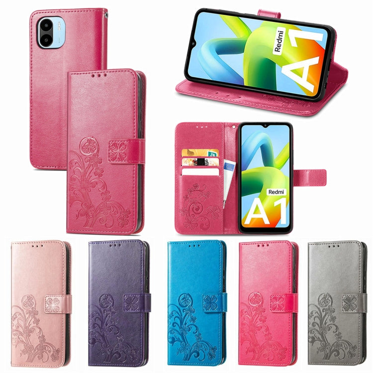 LEAF Knižkové puzdro pre Xiaomi Redmi A1 / Redmi A2 - modré