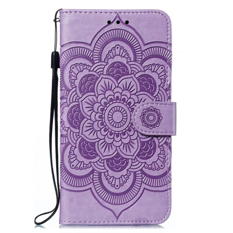 MANDALA Knižkové puzdro pre Xiaomi Redmi A1 / Redmi A2 - fialové