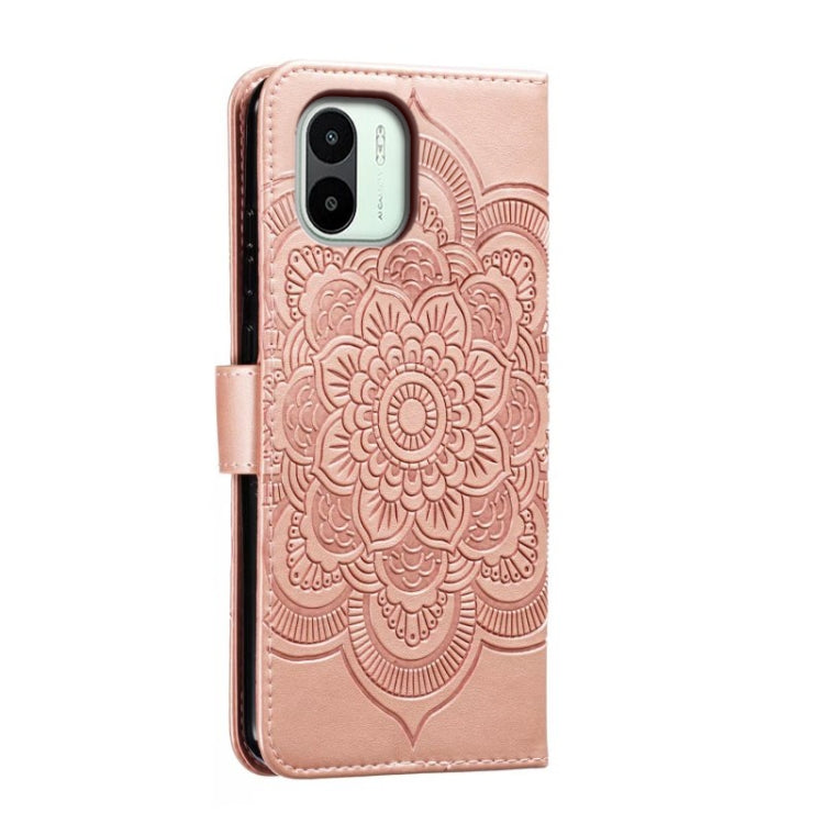 MANDALA Knižkové puzdro pre Xiaomi Redmi A1 / Redmi A2 - ružové