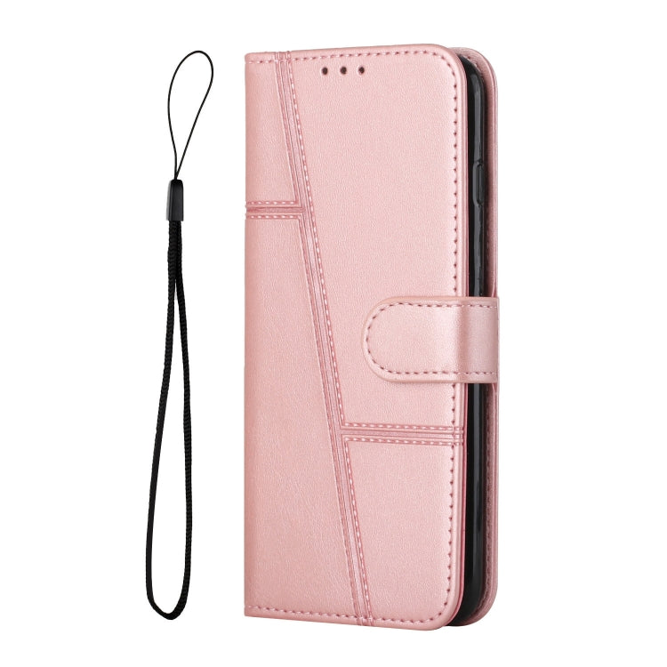 STITCHING Knižkové puzdro pre Xiaomi Redmi A1 / Redmi A2 - ružové