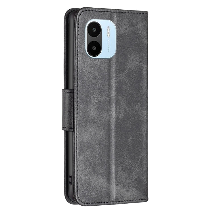 LAMBSKIN Knižkové puzdro pre Xiaomi Redmi A1 / Redmi A2 - čierne