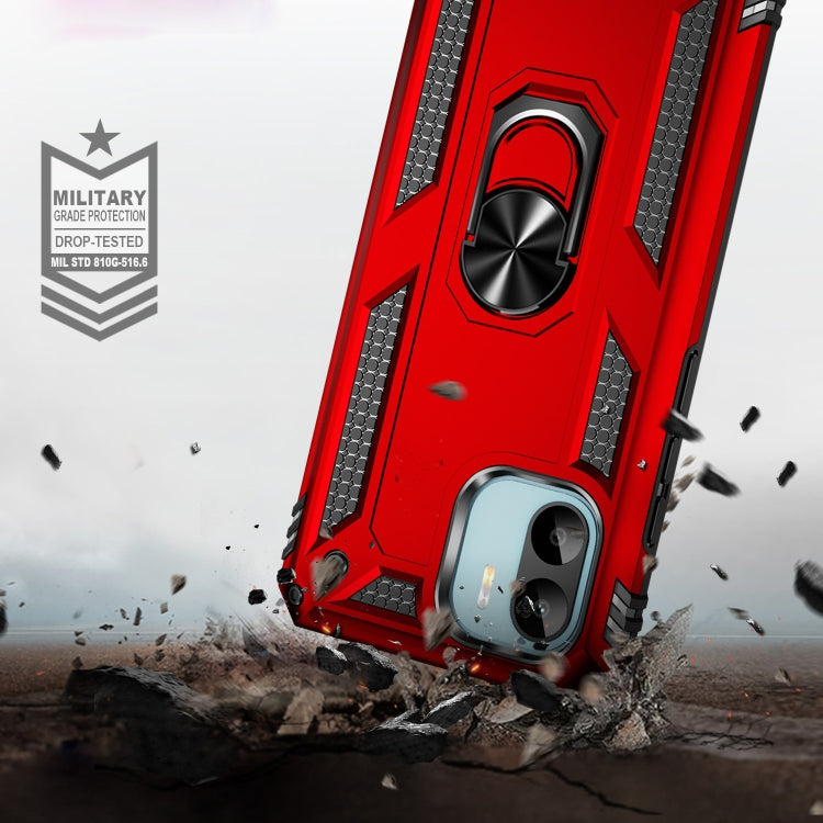 RING ARMOR Tvrdený kryt pre Xiaomi Redmi A1 / Redmi A2 - červený