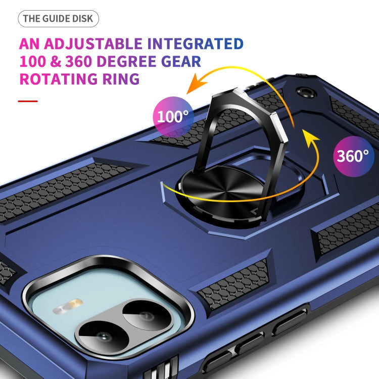 RING ARMOR Tvrdený kryt pre Xiaomi Redmi A1 / Redmi A2 - modrý