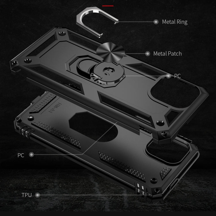 RING ARMOR Tvrdený kryt pre Xiaomi Redmi A1 / Redmi A2 - čierny