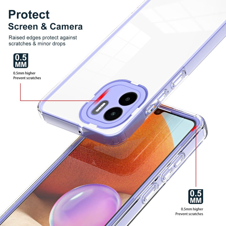 FRAME Zadný kryt pre Xiaomi Redmi A1 / Redmi A2 - fialový