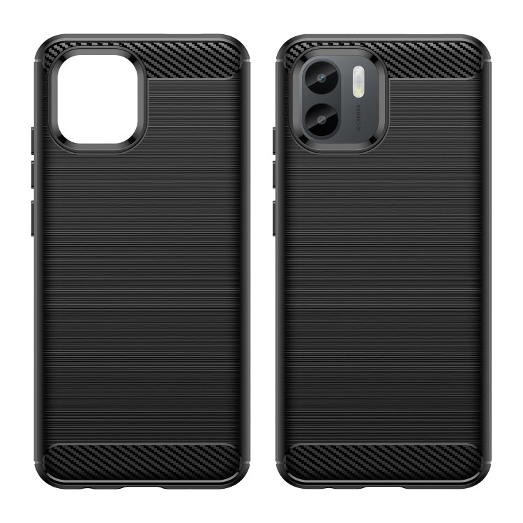 CARBON Zadný obal pre Xiaomi Redmi A1 / Redmi A2 - čierny