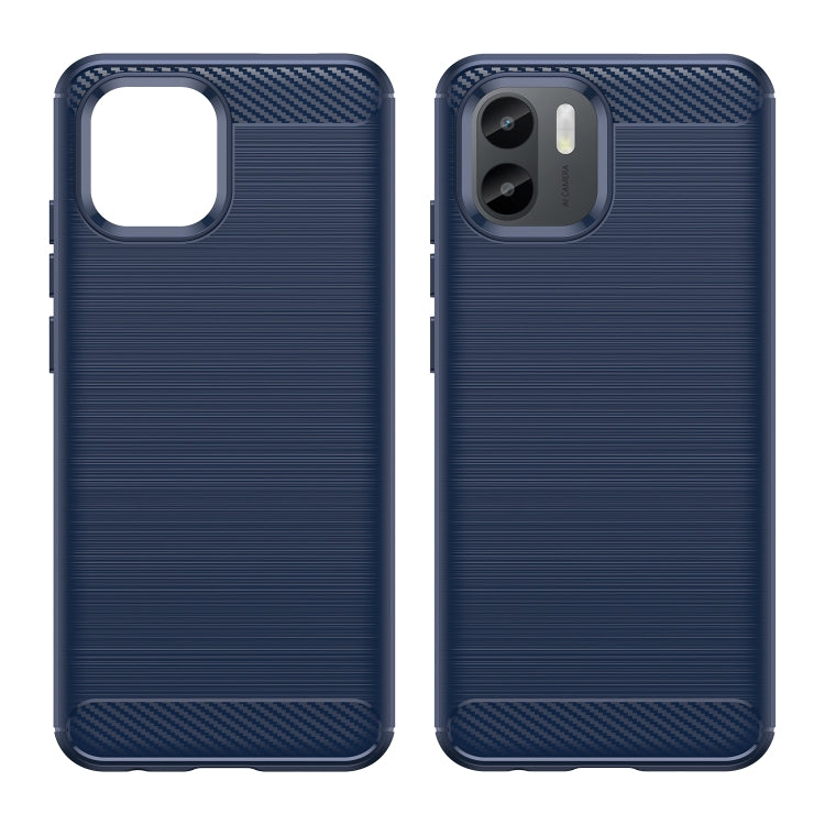 CARBON Zadný obal pre Xiaomi Redmi A1 / Redmi A2 - modrý